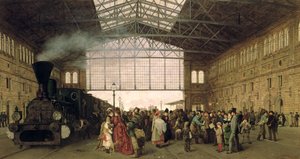 Nordwest Bahnhof, Viena, 1875